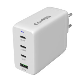 CANYON charger CU100ACC GaN 100W 3xPD 1xQC EU White