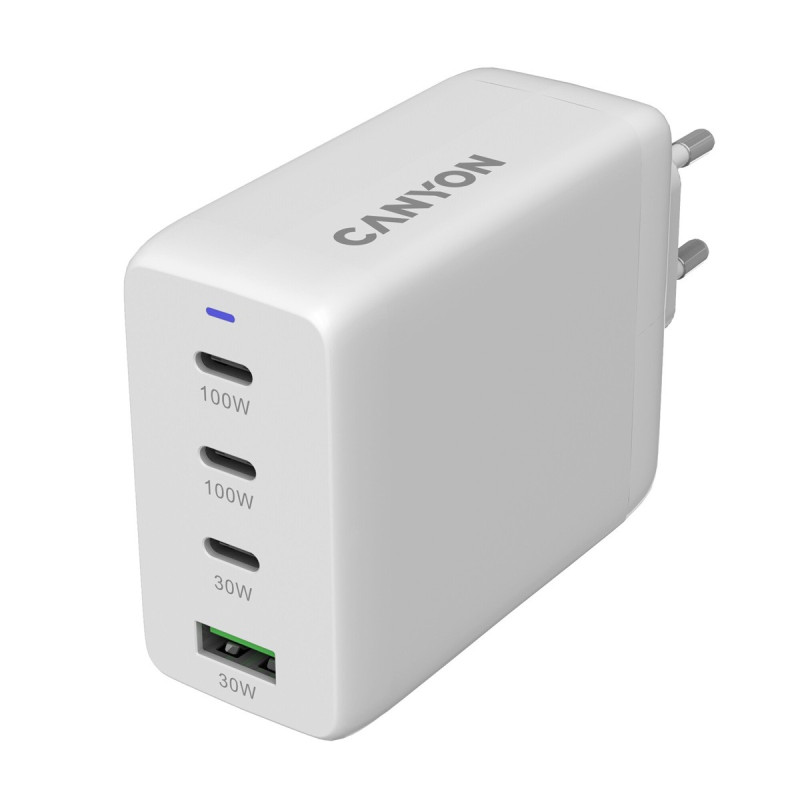 CANYON charger CU100ACC GaN 100W 3xPD 1xQC EU White