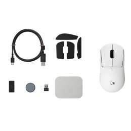 Logitech G PRO X SUPERLIGHT 2c Compact Gaming Mouse - WHITE