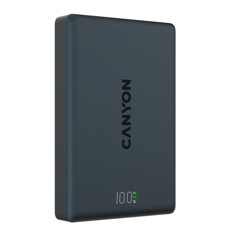 CANYON magnetic power bank OnPower 511 PD20W 10000mAh Aluminium Star Grey