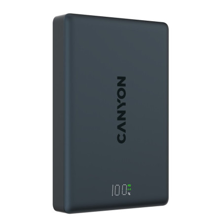 CANYON magnetic power bank OnPower 511 PD20W 10000mAh Aluminium Star Grey