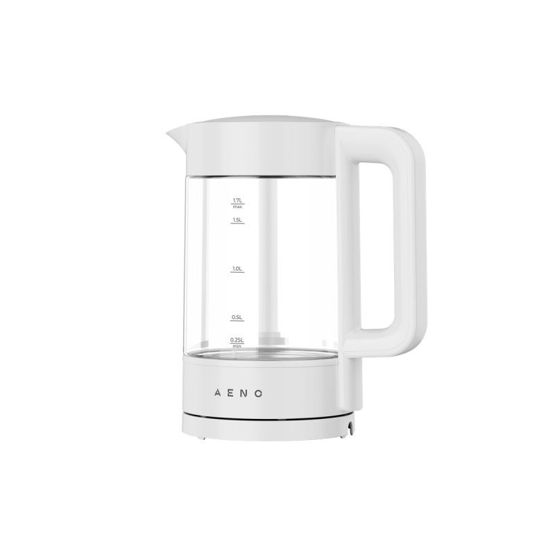 AENO Rychlovarná konvice EK5 - 1,7l, 1850-2200W, Skleněná/bílá