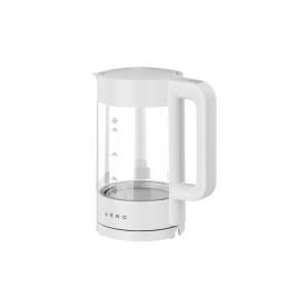 AENO Rychlovarná konvice EK5 - 1,7l, 1850-2200W, Skleněná/bílá