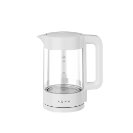 AENO Rychlovarná konvice EK5 - 1,7l, 1850-2200W, Skleněná/bílá