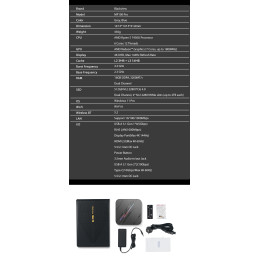 BLACKVIEW miniPC MP100 PRO Ryzen 5 7430U 4.3HGz 16/512GB,WiFi 6,BT 5.2,RJ45,4xUSB 3.2g1,2xUSB 3.2g2,1xHDMI,1xDP,W11Pro