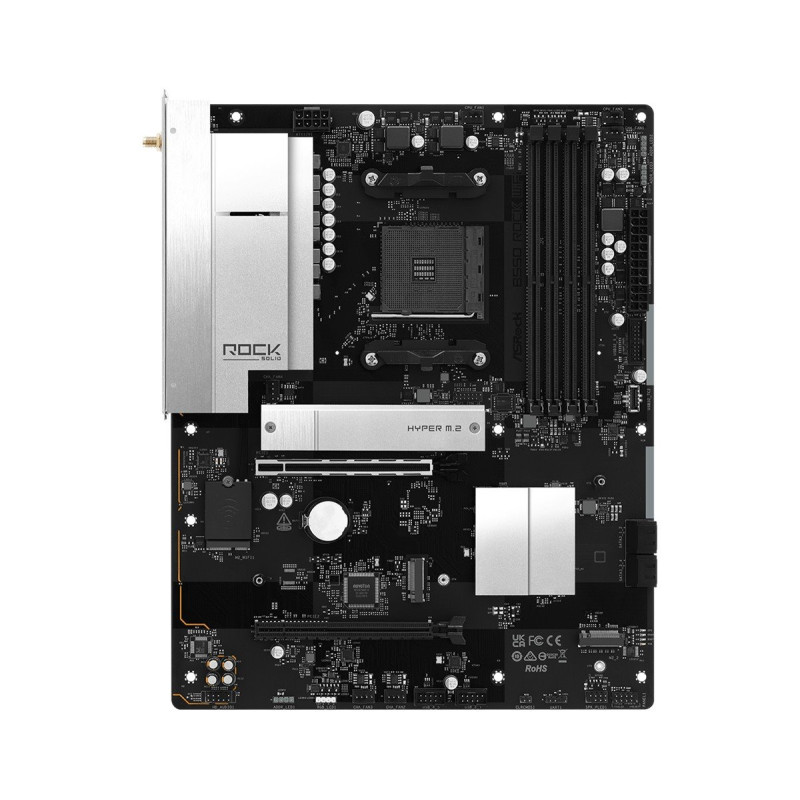 MB Asrock B550 Rock /AM4/4xDDR4/M.2/W6E+BT5.3/HDMI/ATX