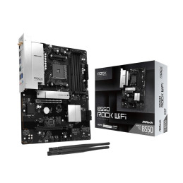 MB Asrock B550 Rock /AM4/4xDDR4/M.2/W6E+BT5.3/HDMI/ATX