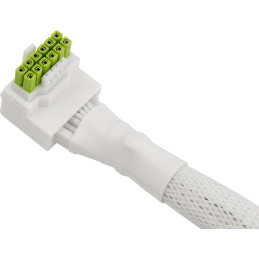 Kabel Asrock 12VHPWR, 12V-2x6 600W, L-Type 90°, bílá