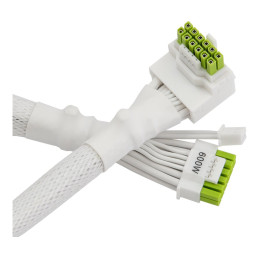 Kabel Asrock 12VHPWR, 12V-2x6 600W, L-Type 90°, bílá