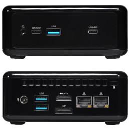 ASRock PC NUC BOX-1360P/D5 /i7-1360P/2xDDR5 SODIMM/M.2+SATA/2x2.5Gb LAN/HDMI/DP/USB-C