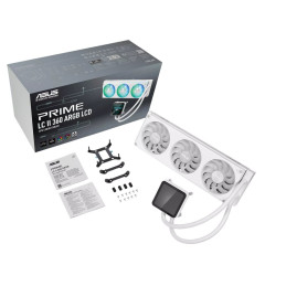 AIOCOOL ASUS PRIME LC II 360 ARGB LCD White, 360mm