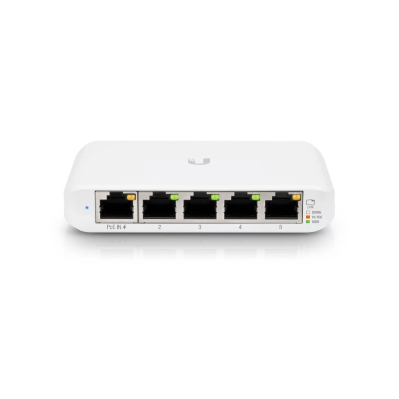 Ubiquiti Switch UniFi Compact USW-Flex-Mini, 5-Port Gigabit, PoE-in, USB-C, 5 kusy