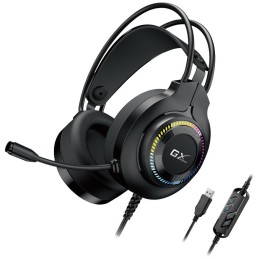 GENIUS GX GAMING headset - HS-GX580U/ USB/ RGB LED/ ovládání hlasitosti