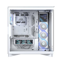 Skříň ASUS ROG Cronox ARGB White Edition, TG Curve
