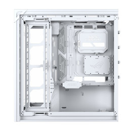 Skříň ASUS ROG Cronox ARGB White Edition, TG Curve
