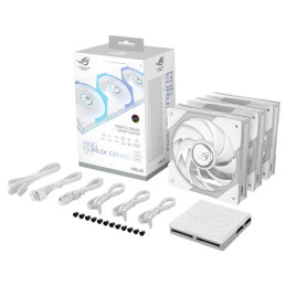 Ventilátor ASUS ROG Eurux GR120 ARGB Fan Reverse White Edition 3Pack