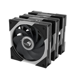 Ventilátor ASUS ROG Eurux GR120 ARGB Fan Reverse Black Edition 3Pack