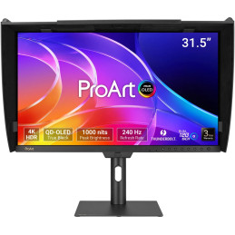 ASUS Monitor ProArt PA32USD, 31,5", OLED,3840x2160, 16:9, 0,1ms, DP,HDMI, Thunderbolt, PD 96W, 240Hz, repro, černý
