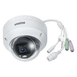 Vivotek FD9380-HV-V2 IP kamera, 5MP, H.265, dome, PoE, IR 30 m, AI, mSDXC, venkovní