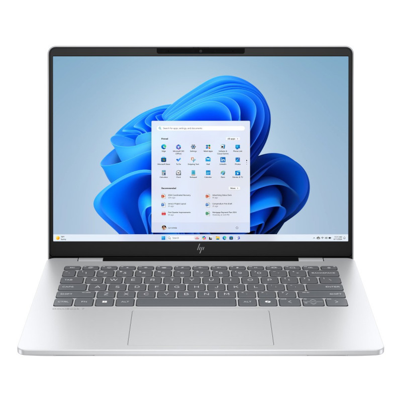 HP OmniBook 7 14-fr0000nc, Ultra 5-225U, 14.0 1920x1200/OLED/300n, UMA, 16GB, SSD 1TB, W11H, 2-2-2, Silver