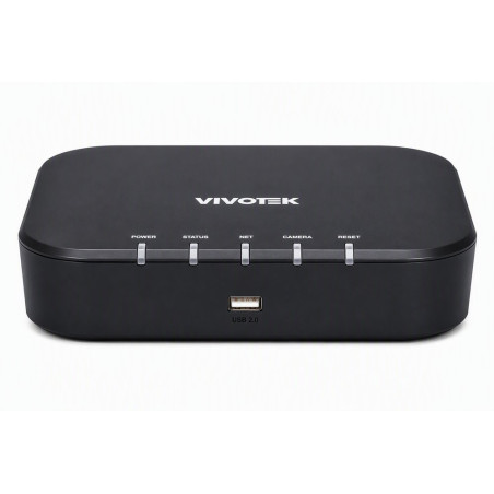 Vivotek RX9502 video receiver, 32 kanálů, H.265/H.264, kamery až 20MP, HDMI 4K, 1080p/360 fps, fanless, VAST 2/VSS