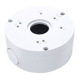 Vivotek AM-71K, instalační krabice pro kameru, hliníková slitina, bílá, závit 3/4", O110 × 48 mm
