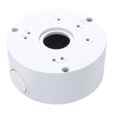 Vivotek AM-71K, instalační krabice pro kameru, hliníková slitina, bílá, závit 3/4", O110 × 48 mm