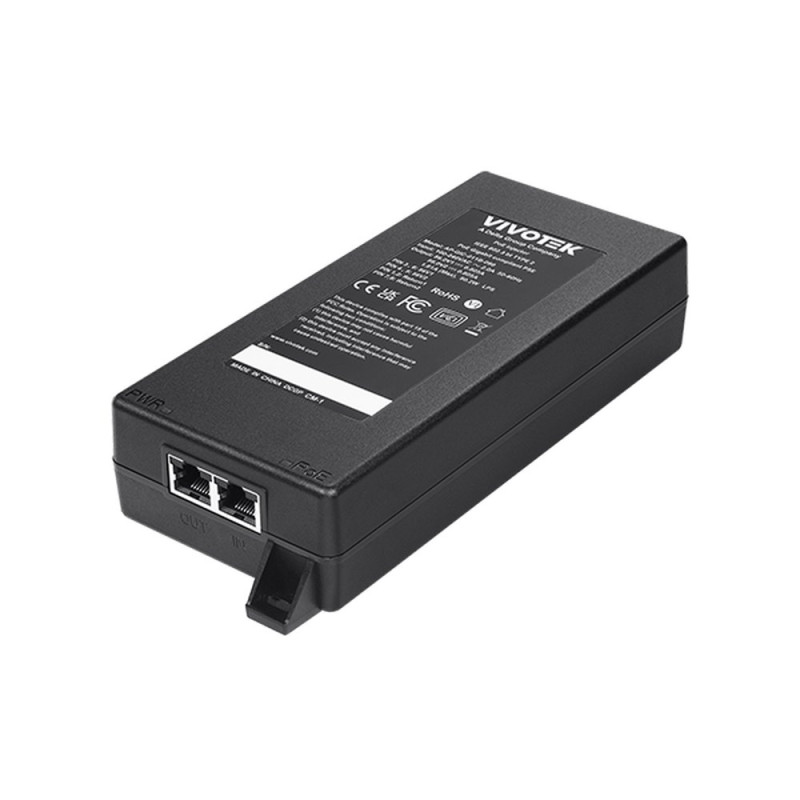 Vivotek AP-GIC-011B-090 PoE injektor, 1× GE, 90W, IEEE 802.3af/at/bt