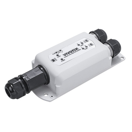 Vivotek AP-GXC-0250 PoE Extender, 2× GE výstup, IP67, IK10, až 300 m, ochrana 6 kV, venkovní