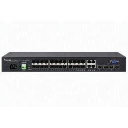 Vivotek AW-GTS-287A Switch, 24× GE + 4× 10G SFP+, L2+ management, rack 19", managed