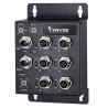 Vivotek AW-IHT-0602 průmyslový PoE Switch, 4× FE M12 PoE + 2× FE M12, af/at, 120 W, -40 až 75 °C