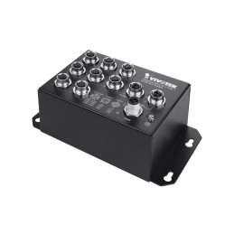 Vivotek AW-IHT-1002 průmyslový PoE Switch s M12 konektory, Gigabit Ethernet, -40 až 75 °C