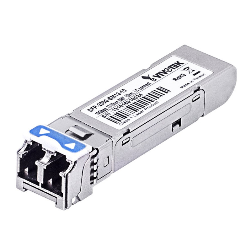 Vivotek SFP-2000-SM13-10 modul,  SFP+, 10G, SMF, 1310nm, LC, 10km, DDM