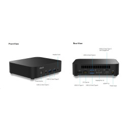 ASUS NUC 14 Essential/RNUC14MNK9700002/N97 Processor/DDR5-4800 SO-DIMM/USB Type-A,C/M.2 22x80/Wi-Fi/LAN/EU power cord