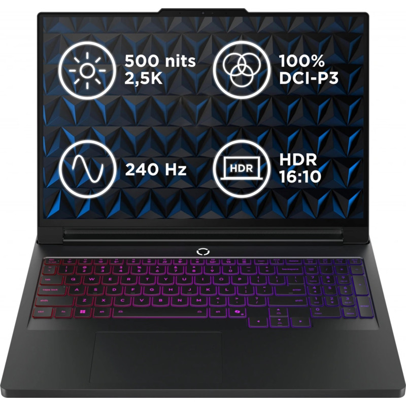 Lenovo IP Legion Pro 7 16IAX10H, Ultra 9-275HX, 16.0˝ 2560x1600 WQXGA, RTX 5090/24GB, 64GB, SSD 2TB, W11Pro,čierny,3y P