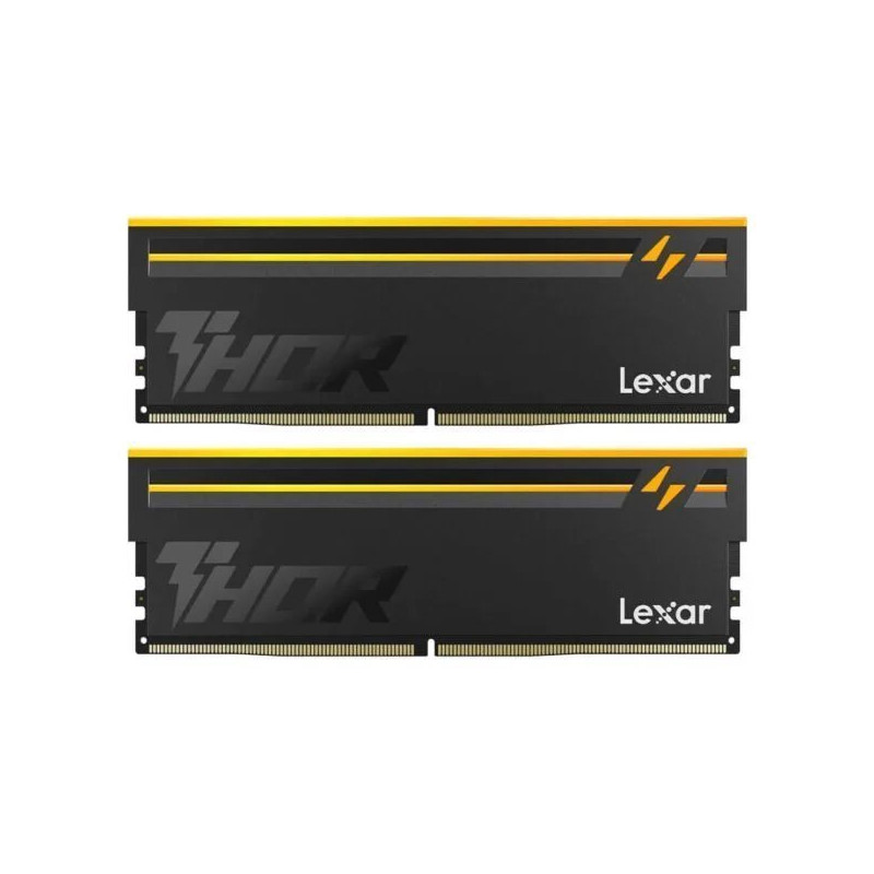 Lexar THOR 2.0 DDR5 32GB (2x16GB) UDIMM 6000MHz CL40 - Heatsink