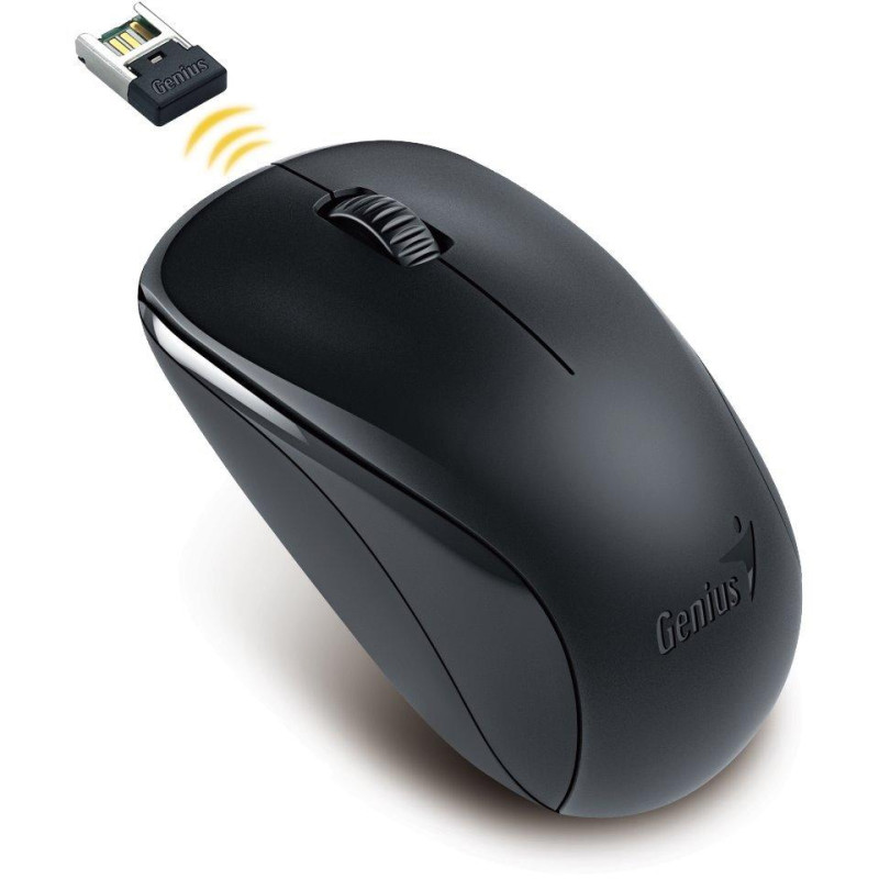 POŠKOZENÝ OBAL - GENIUS NX-7000/ 1200 dpi/ Blue-Eye senzor/ bezdrátová/ černá