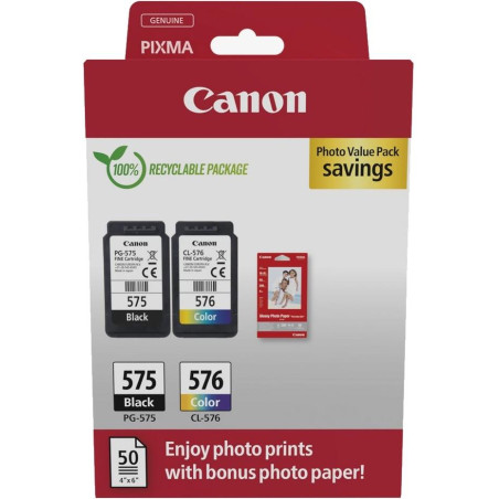 Canon inkoustová náplň PG-575/CL-576 PVP 4x6 (GP-501 50listů)
