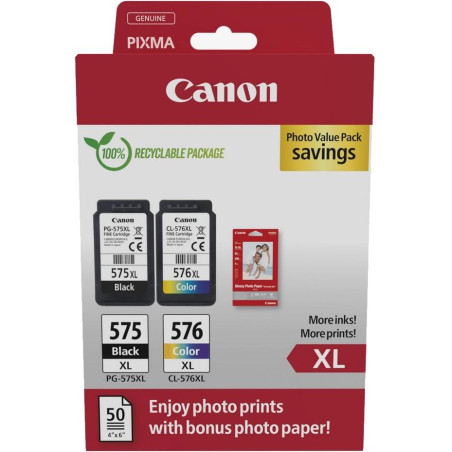Canon inkoustová náplň PG-575XL /CL-576XL PVP 4x6 (GP-501 50listů)