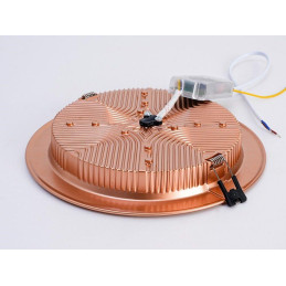 IMMAX NEO DOWN podhledové (stropní) svítidlo, 23cm, 36W, BEACON, CCT, měď/Rose gold, WI-Fi, TUYA