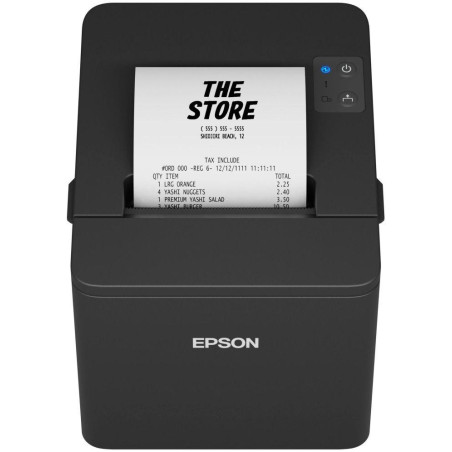 EPSON TM-T20 IV/ Pokladní tiskárna/USB/ Seriova/ Černá/ Řezačka/ Včetně zdroje