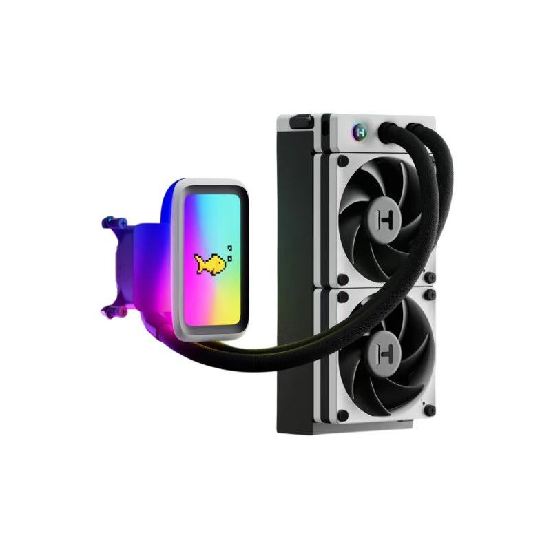 HYTE chladič CPU THICC Q60 - 240 / LGA 1851,1700,1200,AM5,AM4 / s displejem