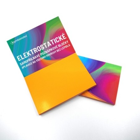 Symbionotes elektrostatische Notizblöcke 70x100 mm orange