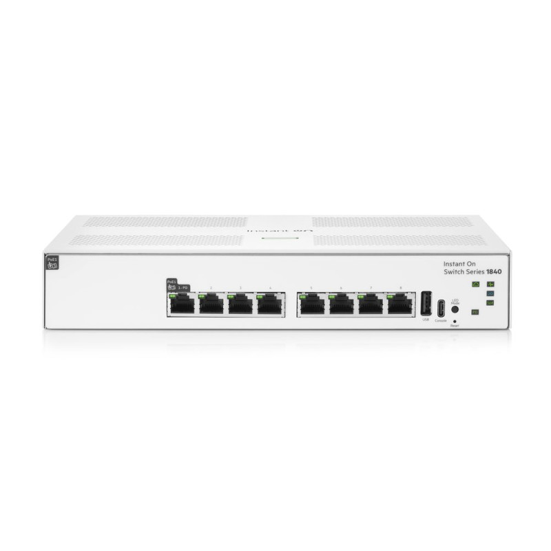 HPE NW Switch Instant On 1840 8G PoE PD