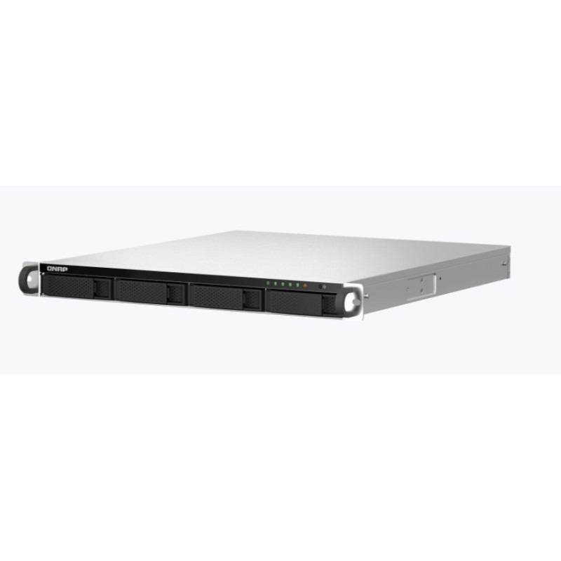 QNAP TS-464U-8G 1U 4-bay, Intel® Celeron®, 8GB RAM, 4x 3.5"/2.5" SATA, PCIe Gen3x2, 2x 2.5GbE