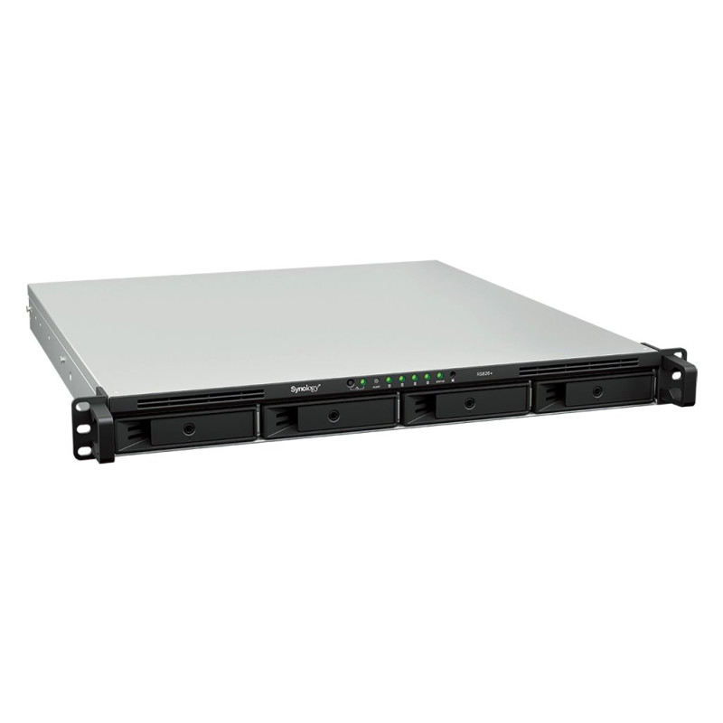 Synology RackStation RS826+ 4-bay NAS, rack 1U, CPU QC Ryzen V1500B 64bit, RAM 2GB