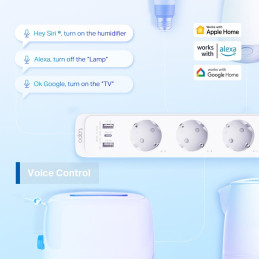 TP-link Tapo P300 Smart Wi-Fi napájecí prodlužovačka, 3x zásuvka EU