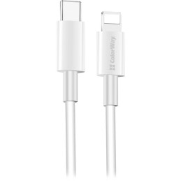 Colorway Datový Kabel Type C-Apple Lightning/ 3.0/ 1m/ Bílý