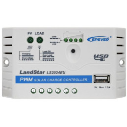 EPEVER LS2024EU solární PWM regulátor 12/24V, 20A, vstup 30V/50V