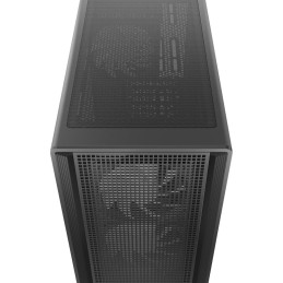 DEEPCOOL skříň CC550 4F / ATX / 4x120 mm ARGB fan / USB3 / USB2 / USB-C / tvrzené sklo / černá